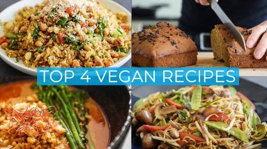 TOP 4 VEGAN RECIPES | EASY DISHES TO MAKE TODAY!