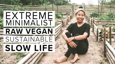 A Day in the Life of an Extreme Minimalist | RAW VEGAN, SUSTAINABLE, SLOW LIFE